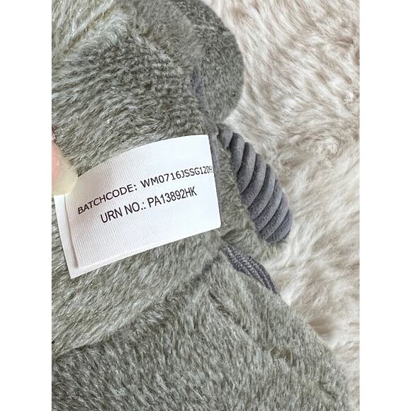 Gray Plush Elephant Stuffed Animal - Humphrey toys nursery decor - Picture 12 of 12